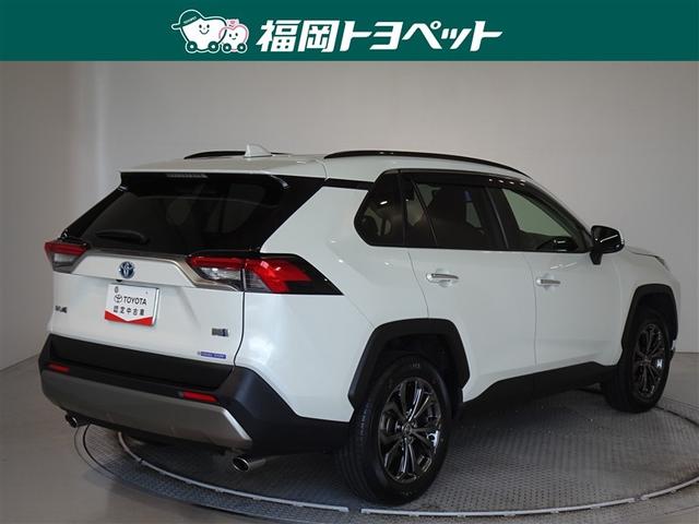 RAV4 ハイブリッドG 衝突被害軽減システム メモリーナビ フルセグ 後席モニター バックカメラ ETC ドラレコ LEDヘッドランプ 4WD スマートキー(3枚目)