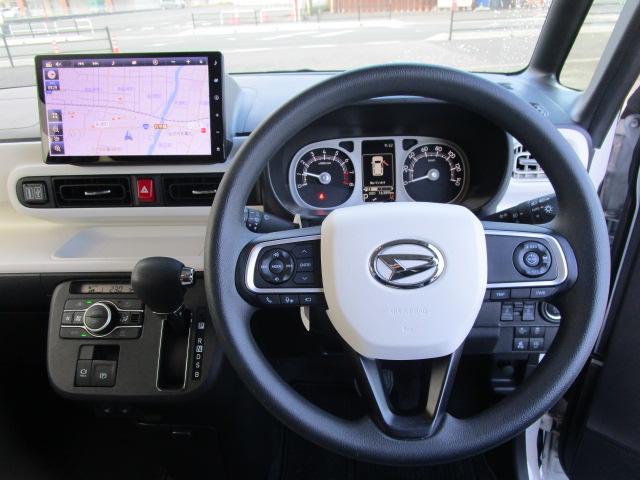 ムーヴキャンバス ストライプスＧターボ　ドライブレコーダー　両側電動スライドドア　ナビ　クリアランスソナー　オートクルーズコントロール　衝突被害軽減システム　ＬＥＤヘッドランプ　スマートキー　アイドリングストップ　ＣＶＴ　盗難防止システム（4枚目）