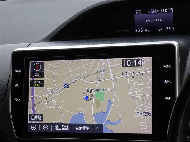 エスクァイア ハイブリッドＧｉ　衝突被害軽減システム　メモリーナビ　フルセグ　後席モニター　バックカメラ　ＥＴＣ　両側電動スライド　フルエアロ　３列シート　ＬＥＤヘッドランプ　スマートキー　乗車定員７人（6枚目）