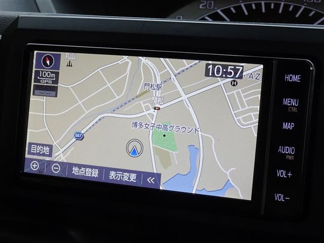 何処へでも行きたい場所へ、安心のトヨタ純正メモリーナビを装備しています。