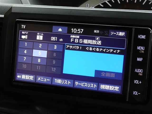 地デジ対応、フルセグデジタルＴＶ放送が視聴できます。