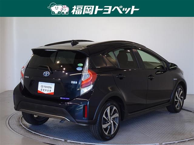 アクア クロスオーバー 衝突被害軽減システム メモリーナビ フルセグ バックカメラ ETC LEDヘッドランプ スマートキー(3枚目)