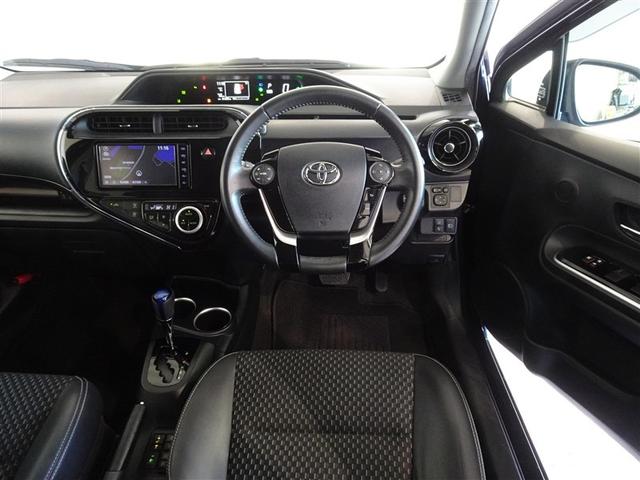 アクア クロスオーバー 衝突被害軽減システム メモリーナビ フルセグ バックカメラ ETC LEDヘッドランプ スマートキー(5枚目)