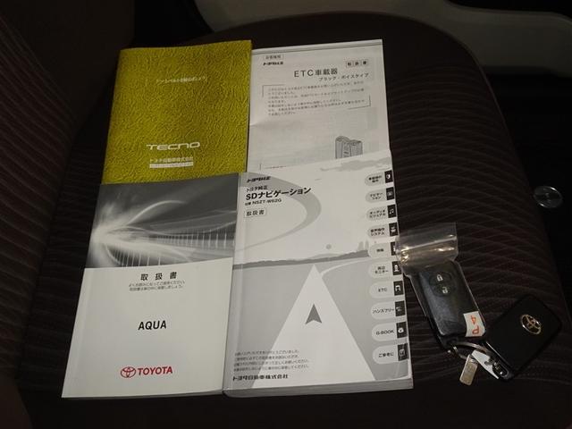 アクア Ｇ　メモリーナビ　フルセグ　バックカメラ　ＥＴＣ　スマートキー（26枚目）