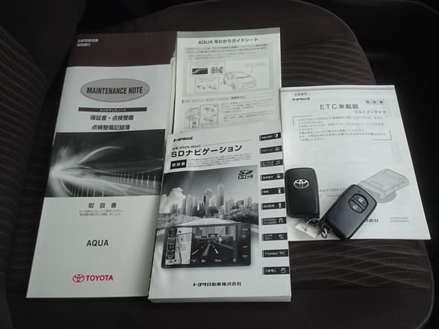 アクア Ｇ　メモリーナビ　フルセグ　バックカメラ　ＥＴＣ　スマートキー（25枚目）