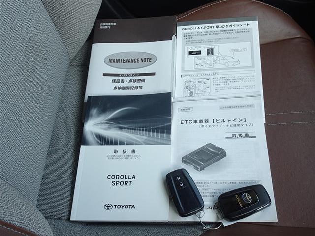 カローラスポーツ ハイブリッドＧ　衝突被害軽減システム　メモリーナビ　フルセグ　バックカメラ　ＥＴＣ　ＬＥＤヘッドランプ　スマートキー（27枚目）