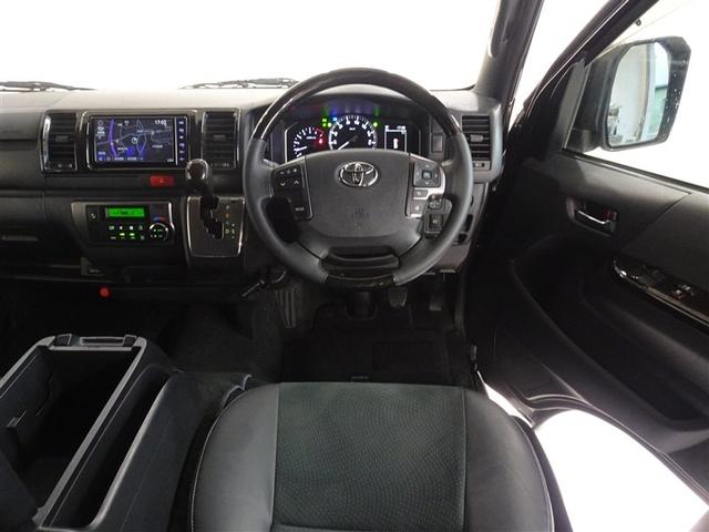 ハイエースバン スーパーGL ダークプライムII 衝突被害軽減システム メモリーナビ フルセグ バックカメラ ETC LEDヘッドランプ スマートキー(5枚目)