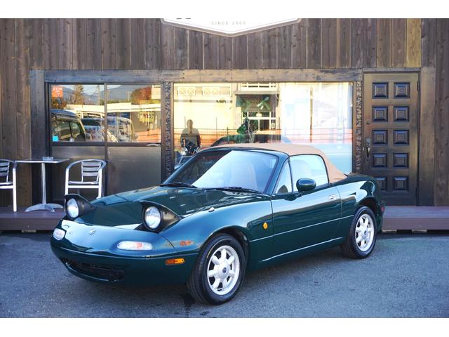 ユーノスロードスター Ｖスペシャル　５速マニュアル車　パワステ　パワーウインド　タイミングベルト交換済　純正１４インチホイール　幌新品　スペアタイヤ（5枚目）