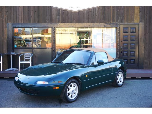 ユーノスロードスター Ｖスペシャル　５速マニュアル車　パワステ　パワーウインド　タイミングベルト交換済　純正１４インチホイール　幌新品　スペアタイヤ（6枚目）