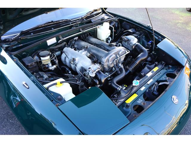 ユーノスロードスター Ｖスペシャル　５速マニュアル車　パワステ　パワーウインド　タイミングベルト交換済　純正１４インチホイール　幌新品　スペアタイヤ（46枚目）