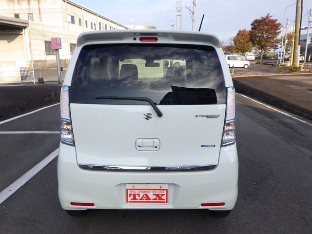 ワゴンRスティングレー X ワンオーナー禁煙車 車検整備 スズキ純正ナビ ワンセグTV ブルートゥース USB バックカメラ ステリモスイッチ ディスチャージヘッドライト オートライト フルオートエアコン シートヒーター(7枚目)