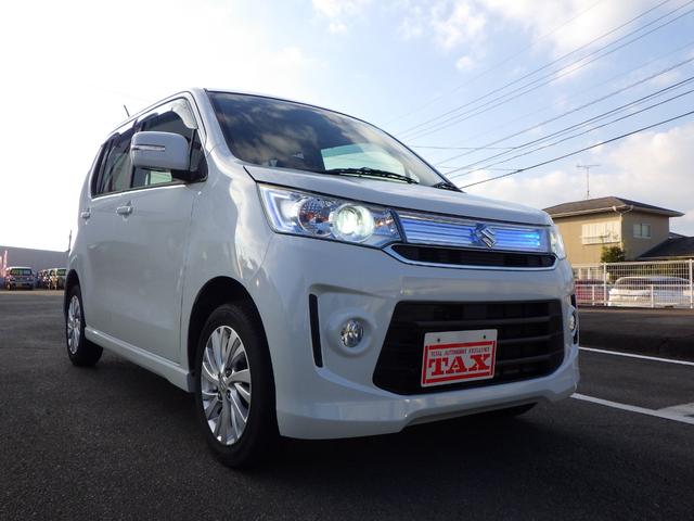 ワゴンRスティングレー X ワンオーナー禁煙車 車検整備 スズキ純正ナビ ワンセグTV ブルートゥース USB バックカメラ ステリモスイッチ ディスチャージヘッドライト オートライト フルオートエアコン シートヒーター(11枚目)