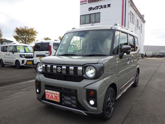 スペーシアギア 　純正９インチ全方位モニター付メモリーナビ　ブルートゥース　ＵＳＢ　スマホ対応・アップルカープレイ・アンドロイドオート対応ディスプレイオーディオ　ステリモスイッチ　届出済未使用車（2枚目）