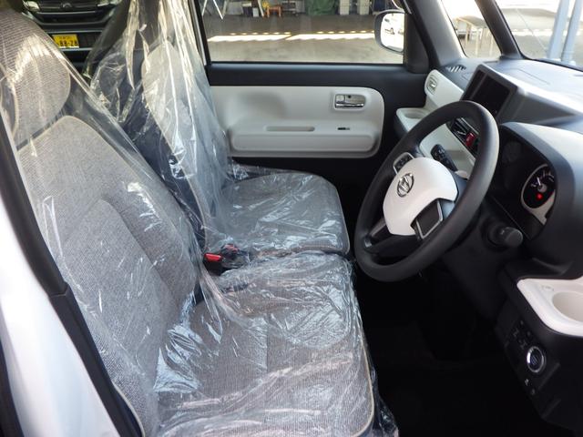 ムーヴキャンバス ストライプスＧ　シャイニングホワイト／レーザーブルー　３ｋｍ・届出済未使用車　ＬＥＤヘッドライト＆フォグランプ　両側電動スライドドア　２シートヒーター　バックカメラ＆ステリモ　純正フロアマット＆サイドバイザー（20枚目）