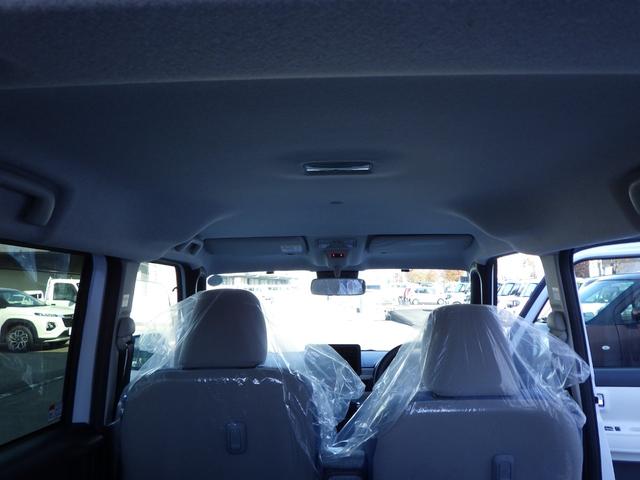 ムーヴキャンバス ストライプスＧ　シャイニングホワイト／レーザーブルー　３ｋｍ・届出済未使用車　ＬＥＤヘッドライト＆フォグランプ　両側電動スライドドア　２シートヒーター　バックカメラ＆ステリモ　純正フロアマット＆サイドバイザー（28枚目）