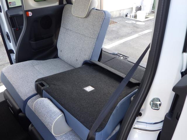 ムーヴキャンバス ストライプスＧ　シャイニングホワイト／レーザーブルー　３ｋｍ・届出済未使用車　ＬＥＤヘッドライト＆フォグランプ　両側電動スライドドア　２シートヒーター　バックカメラ＆ステリモ　純正フロアマット＆サイドバイザー（33枚目）