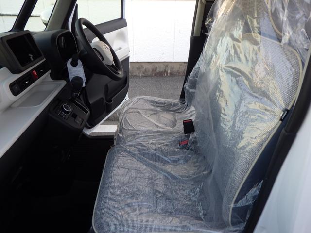 ムーヴキャンバス ストライプスＧ　シャイニングホワイト／レーザーブルー　３ｋｍ・届出済未使用車　ＬＥＤヘッドライト＆フォグランプ　両側電動スライドドア　２シートヒーター　バックカメラ＆ステリモ　純正フロアマット＆サイドバイザー（38枚目）