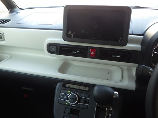 ムーヴキャンバス ストライプスＧ　シャイニングホワイト／レーザーブルー　３ｋｍ・届出済未使用車　ＬＥＤヘッドライト＆フォグランプ　両側電動スライドドア　２シートヒーター　バックカメラ＆ステリモ　純正フロアマット＆サイドバイザー（44枚目）