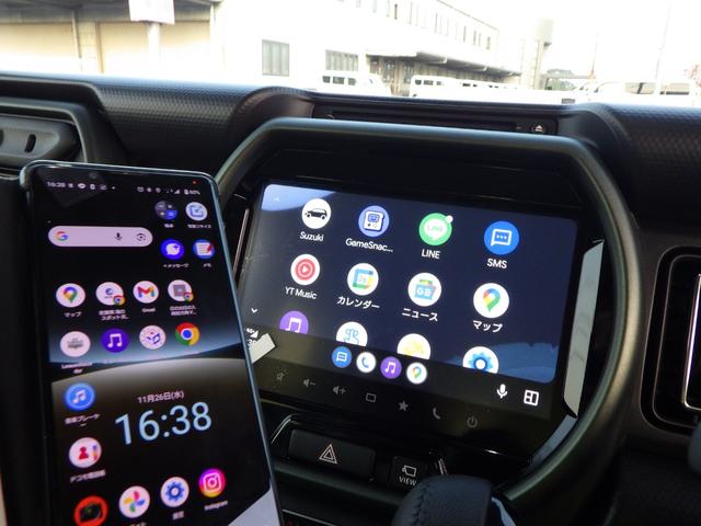 ハスラー タフワイルド　純正９インチフルセグナビ・ディスプレイオーディオ　スマホ・アップルカープレイ・アンドロイドオート対応　ブルートゥース　ＤＶＤ／ＣＤ／ＵＳＢ　全周囲モニター　ＨＵＳＴＬＥＲエンブレム　ルーフレール（50枚目）