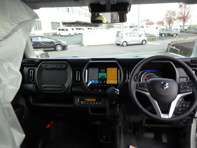 ハスラー タフワイルド 純正9インチフルセグナビ・ディスプレイオーディオ スマホ・アップルカープレイ・アンドロイドオート対応 ブルートゥース DVD/CD/USB 全周囲モニター HUSTLERエンブレム ルーフレール(45枚目)