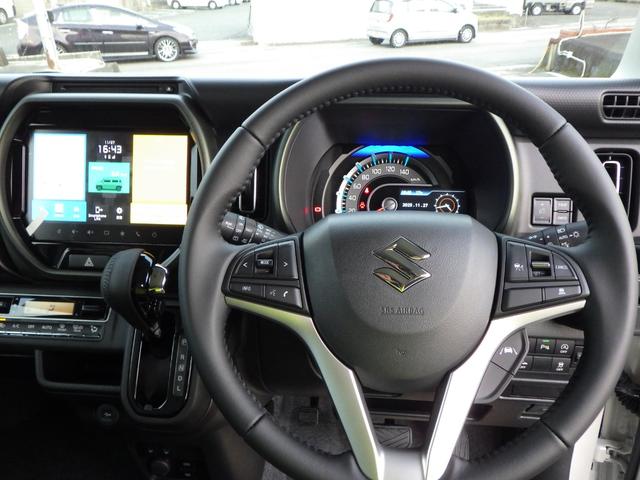 ハスラー タフワイルド 純正9インチフルセグナビ・ディスプレイオーディオ スマホ・アップルカープレイ・アンドロイドオート対応 ブルートゥース DVD/CD/USB 全周囲モニター HUSTLERエンブレム ルーフレール(46枚目)