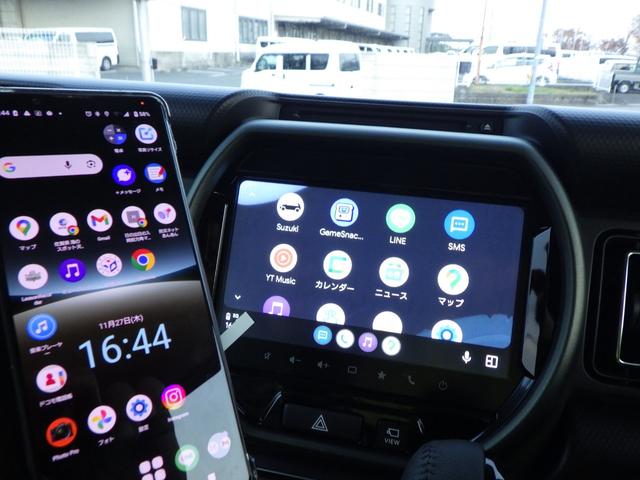 ハスラー タフワイルド 純正9インチフルセグナビ・ディスプレイオーディオ スマホ・アップルカープレイ・アンドロイドオート対応 ブルートゥース DVD/CD/USB 全周囲モニター HUSTLERエンブレム ルーフレール(54枚目)