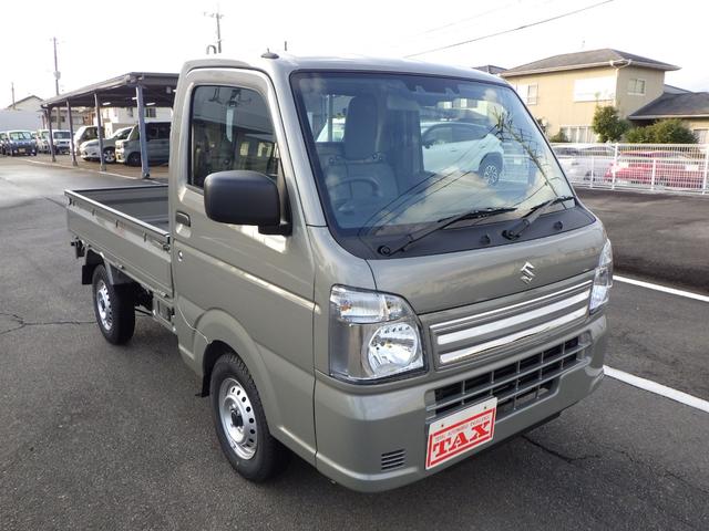 キャリイトラック ＫＣエアコン・パワステ農繁仕様　４ＷＤ　４ＡＴ　オートライト　オートハイビーム　パワーウインド　キーレスエントリー　三方開プロテクターゴム　鳥居ゲートゴム　リアゲートチェーン　作業灯　ＬＥＤ室内灯　衝突被害軽減ブレーキ（3枚目）