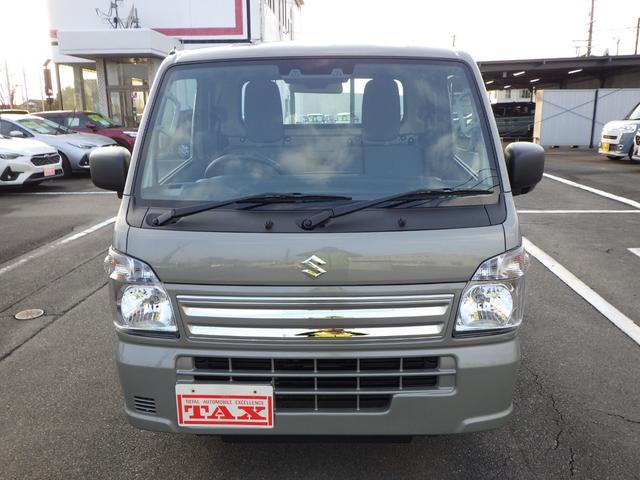 キャリイトラック ＫＣエアコン・パワステ農繁仕様　４ＷＤ　４ＡＴ　オートライト　オートハイビーム　パワーウインド　キーレスエントリー　三方開プロテクターゴム　鳥居ゲートゴム　リアゲートチェーン　作業灯　ＬＥＤ室内灯　衝突被害軽減ブレーキ（2枚目）