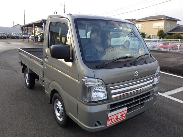 キャリイトラック ＫＣエアコン・パワステ農繁仕様　４ＷＤ　４ＡＴ　オートライト　オートハイビーム　パワーウインド　キーレスエントリー　三方開プロテクターゴム　鳥居ゲートゴム　リアゲートチェーン　作業灯　ＬＥＤ室内灯　衝突被害軽減ブレーキ（3枚目）