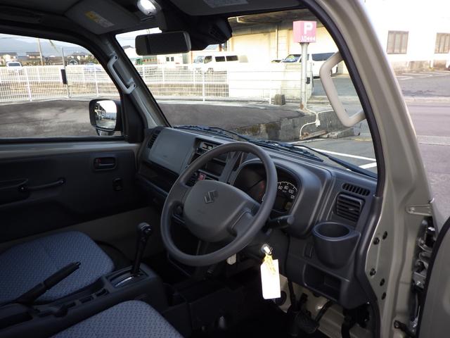 キャリイトラック ＫＣエアコン・パワステ農繁仕様　４ＷＤ　４ＡＴ　オートライト　オートハイビーム　パワーウインド　キーレスエントリー　三方開プロテクターゴム　鳥居ゲートゴム　リアゲートチェーン　作業灯　ＬＥＤ室内灯　衝突被害軽減ブレーキ（19枚目）