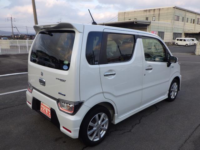 ワゴンRスティングレー ハイブリッドX 禁煙車 40694km 車検整備 7インチフルセグナビ・走行中視聴OK ブルートゥース DVD/CD/SD ステリモ LEDヘッドライト フォグ シートヒーター アルミホイール 展示前点検済み(5枚目)