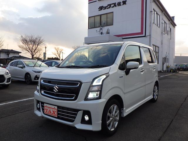 ワゴンRスティングレー ハイブリッドX 禁煙車 40694km 車検整備 7インチフルセグナビ・走行中視聴OK ブルートゥース DVD/CD/SD ステリモ LEDヘッドライト フォグ シートヒーター アルミホイール 展示前点検済み(9枚目)