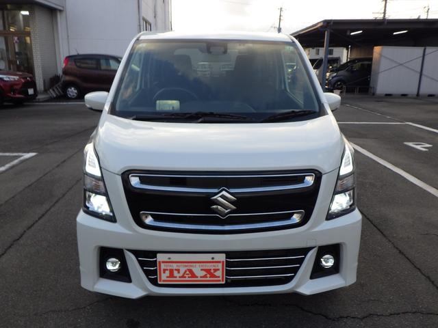 ワゴンRスティングレー ハイブリッドX 禁煙車 40694km 車検整備 7インチフルセグナビ・走行中視聴OK ブルートゥース DVD/CD/SD ステリモ LEDヘッドライト フォグ シートヒーター アルミホイール 展示前点検済み(10枚目)