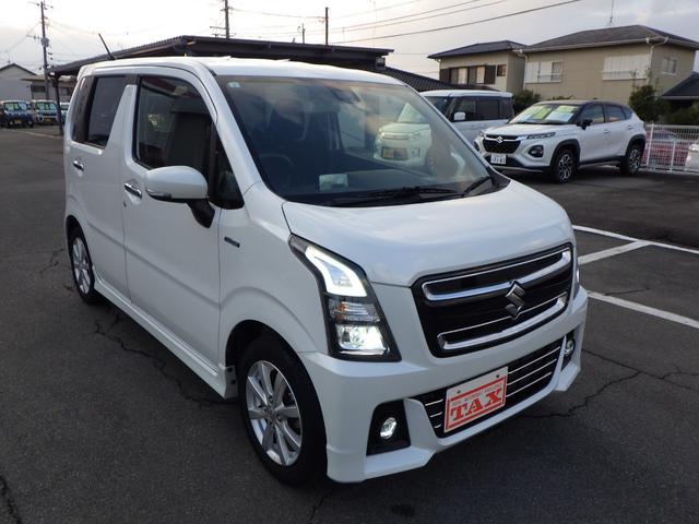 ワゴンRスティングレー ハイブリッドX 禁煙車 40694km 車検整備 7インチフルセグナビ・走行中視聴OK ブルートゥース DVD/CD/SD ステリモ LEDヘッドライト フォグ シートヒーター アルミホイール 展示前点検済み(11枚目)