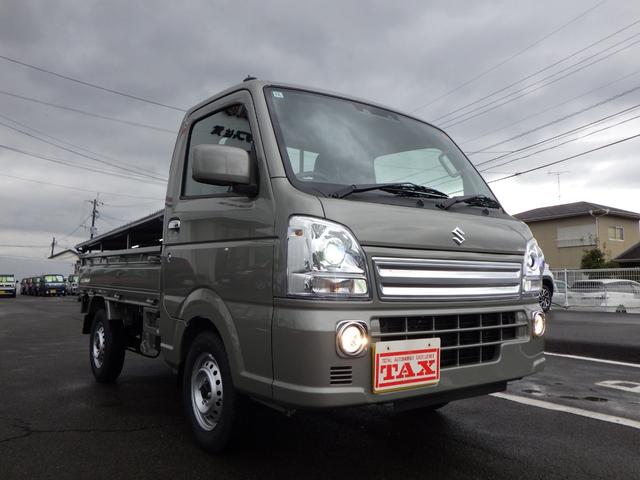 キャリイトラック ＫＸ　高低速２段切替式パートタイム４ＷＤ　デフロック機構電動格納ミラー　ＬＥＤヘッドライト　フォグランプ　パワーウインド　キーレス　純正ＣＤ　２スピーカー　リアゲートチェーン　作業灯　ＬＥＤ室内灯（10枚目）