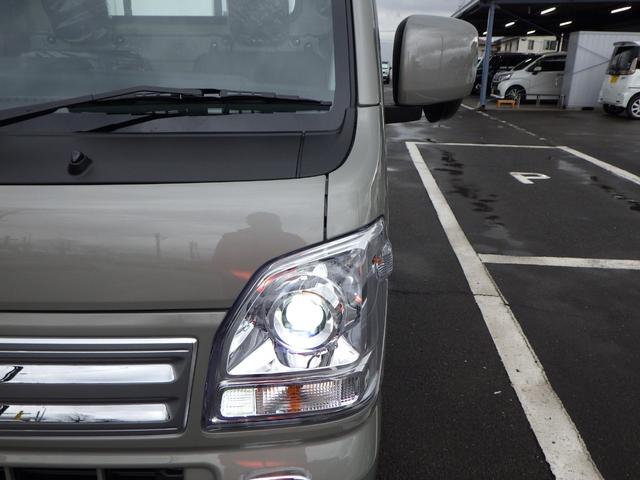 キャリイトラック ＫＸ　高低速２段切替式パートタイム４ＷＤ　デフロック機構電動格納ミラー　ＬＥＤヘッドライト　フォグランプ　パワーウインド　キーレス　純正ＣＤ　２スピーカー　リアゲートチェーン　作業灯　ＬＥＤ室内灯（11枚目）