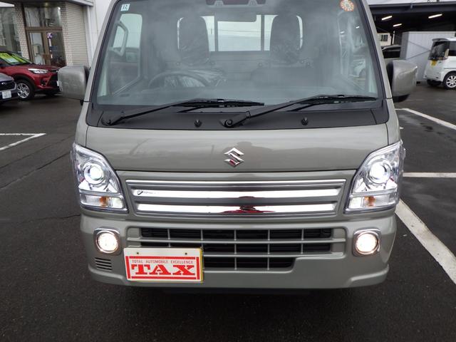 キャリイトラック ＫＸ　高低速２段切替式パートタイム４ＷＤ　デフロック機構電動格納ミラー　ＬＥＤヘッドライト　フォグランプ　パワーウインド　キーレス　純正ＣＤ　２スピーカー　リアゲートチェーン　作業灯　ＬＥＤ室内灯（13枚目）