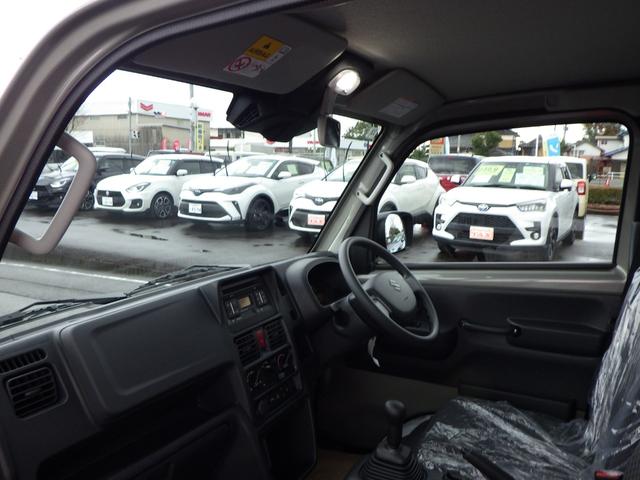 キャリイトラック ＫＸ　高低速２段切替式パートタイム４ＷＤ　デフロック機構電動格納ミラー　ＬＥＤヘッドライト　フォグランプ　パワーウインド　キーレス　純正ＣＤ　２スピーカー　リアゲートチェーン　作業灯　ＬＥＤ室内灯（28枚目）