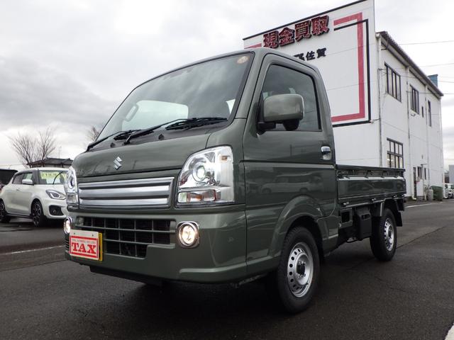 キャリイトラック ＫＸ　高低速２段切替式パートタイム４ＷＤ　デフロック機構電動格納ミラー　ＬＥＤヘッドライト　フォグランプ　パワーウインド　キーレス　純正ＣＤ　２スピーカー　リアゲートチェーン　作業灯　ＬＥＤ室内灯（9枚目）