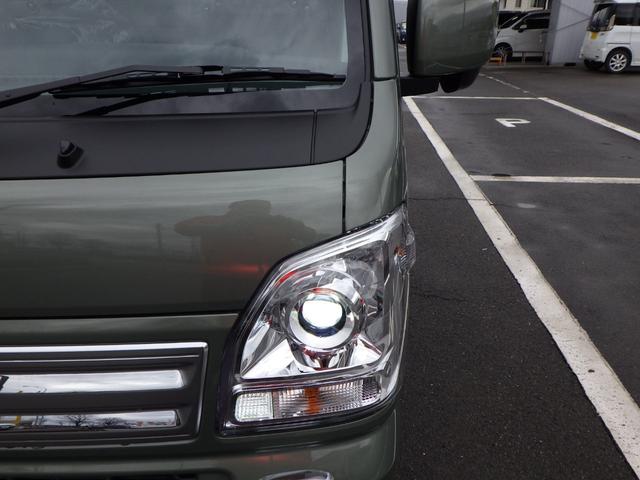 キャリイトラック ＫＸ　高低速２段切替式パートタイム４ＷＤ　デフロック機構電動格納ミラー　ＬＥＤヘッドライト　フォグランプ　パワーウインド　キーレス　純正ＣＤ　２スピーカー　リアゲートチェーン　作業灯　ＬＥＤ室内灯（11枚目）