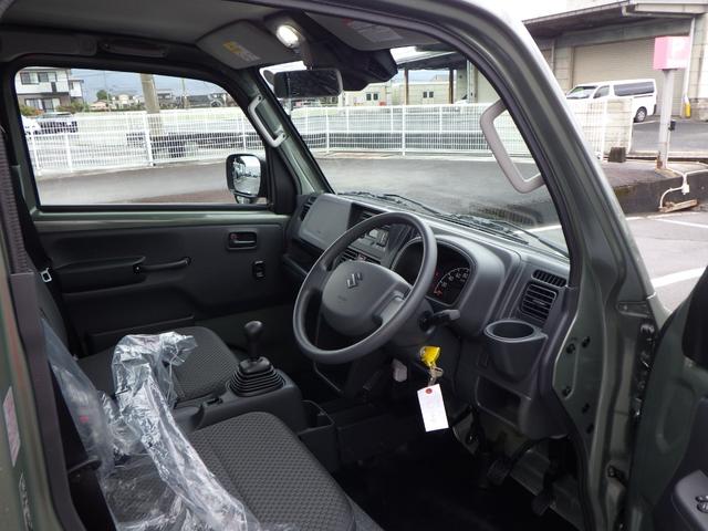 キャリイトラック ＫＸ　高低速２段切替式パートタイム４ＷＤ　デフロック機構電動格納ミラー　ＬＥＤヘッドライト　フォグランプ　パワーウインド　キーレス　純正ＣＤ　２スピーカー　リアゲートチェーン　作業灯　ＬＥＤ室内灯（20枚目）