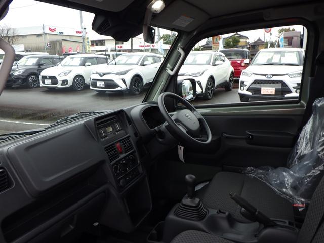 キャリイトラック ＫＸ　高低速２段切替式パートタイム４ＷＤ　デフロック機構電動格納ミラー　ＬＥＤヘッドライト　フォグランプ　パワーウインド　キーレス　純正ＣＤ　２スピーカー　リアゲートチェーン　作業灯　ＬＥＤ室内灯（28枚目）