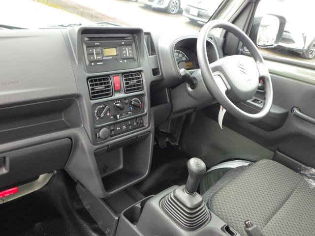 キャリイトラック ＫＸ　高低速２段切替式パートタイム４ＷＤ　デフロック機構電動格納ミラー　ＬＥＤヘッドライト　フォグランプ　パワーウインド　キーレス　純正ＣＤ　２スピーカー　リアゲートチェーン　作業灯　ＬＥＤ室内灯（31枚目）