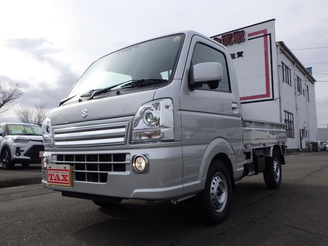 キャリイトラック ＫＸ　高低速２段切替式パートタイム４ＷＤ　デフロック機構電動格納ミラー　ＬＥＤヘッドライト　フォグランプ　パワーウインド　キーレス　純正ＣＤ　２スピーカー　リアゲートチェーン　作業灯　ＬＥＤ室内灯（9枚目）