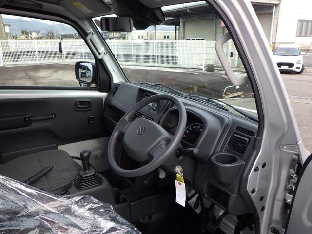 キャリイトラック ＫＸ　高低速２段切替式パートタイム４ＷＤ　デフロック機構電動格納ミラー　ＬＥＤヘッドライト　フォグランプ　パワーウインド　キーレス　純正ＣＤ　２スピーカー　リアゲートチェーン　作業灯　ＬＥＤ室内灯（20枚目）