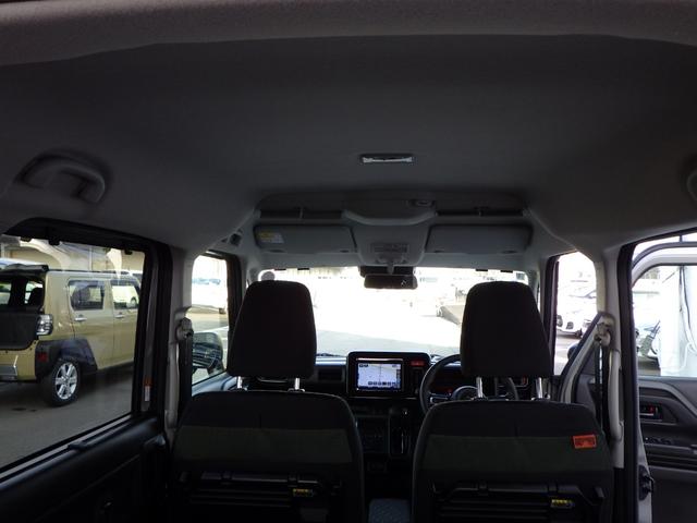 スペーシアギア ハイブリッドＸＺ　禁煙車　弊社試乗車ＵＰ　８インチフルセグナビ・走行中視聴ＯＫ　４１０９ｋｍ　ＬＥＤヘッドライト＆フォグランプ　両側電動スライドドア　ルーフレール　後席オットマン　室内サーキュレーター　アルミホイール（30枚目）