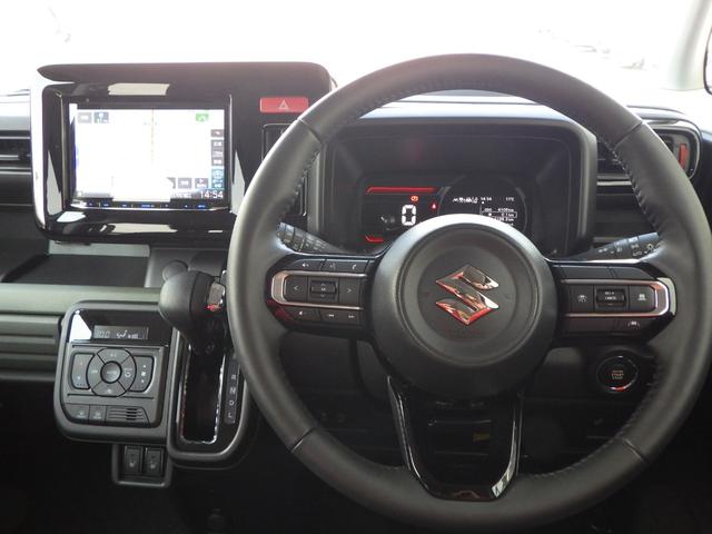 スペーシアギア ハイブリッドＸＺ　禁煙車　弊社試乗車ＵＰ　８インチフルセグナビ・走行中視聴ＯＫ　４１０９ｋｍ　ＬＥＤヘッドライト＆フォグランプ　両側電動スライドドア　ルーフレール　後席オットマン　室内サーキュレーター　アルミホイール（44枚目）