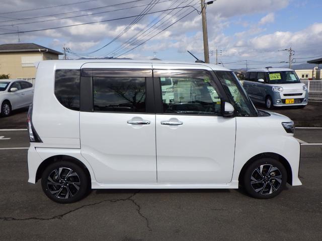 タント カスタムＸ　３５１２ｋｍ　フルセグナビ・走行中視聴ＯＫ　ブルートゥース　ＤＶＤ／ＣＤ／ＳＤ　バックカメラ　ステリモ　マットバイザー　両側電動スライドドア　ＬＥＤヘッドライト＆フォグ　アルミホイール　禁煙車（4枚目）