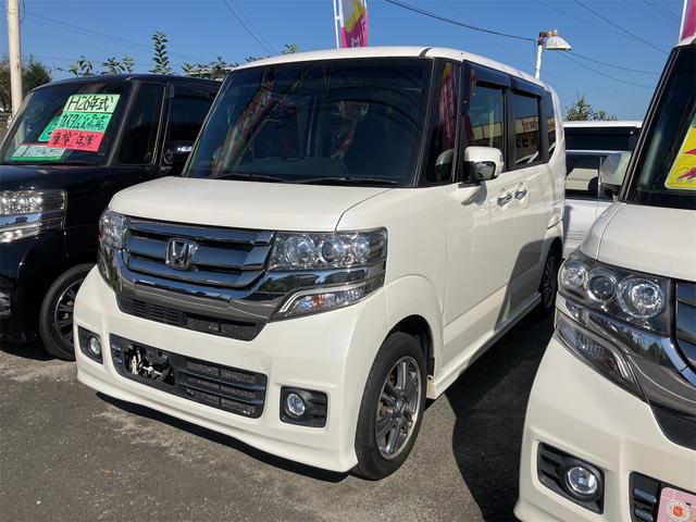Ｎ－ＢＯＸカスタム Ｇ・Ｌパッケージ　ナビＴＶ　Ｂモニター　パワースライドドア　ミラーウィンカー　ＨＩＤ　スマートキー　プッシュスタートボタン　アルミホイール（2枚目）