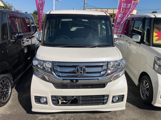 Ｎ－ＢＯＸカスタム Ｇ・Ｌパッケージ　ナビＴＶ　Ｂモニター　パワースライドドア　ミラーウィンカー　ＨＩＤ　スマートキー　プッシュスタートボタン　アルミホイール（3枚目）